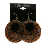 Mi Amore Spotted Dangle-Earrings Orange/Black