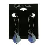 Mi Amore Drop-Dangle-Earrings Blue/Silver-Tone