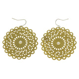 Mi Amore Dangle-Earrings Gold-Tone/White