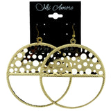 Mi Amore Dangle-Earrings Gold-Tone