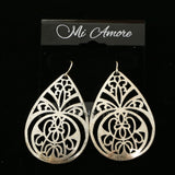 Mi Amore Dangle-Earrings Silver-Tone