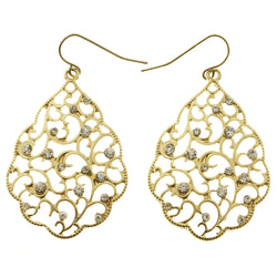 Mi Amore Dangle-Earrings Gold-Tone