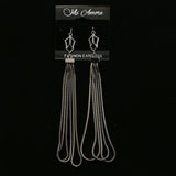 Mi Amore Dangle-Earrings Dark-Silver