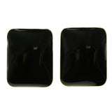 Mi Amore Post-Earrings Gold-Tone/Black