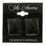 Mi Amore Post-Earrings Gold-Tone/Black