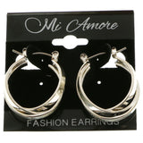 Mi Amore Dangle-Earrings Silver-Tone