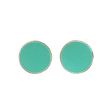 Mi Amore Post-Earrings Silver-Tone/Blue