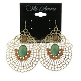 Mi Amore Filligree Dangle-Earrings Gold-Tone/Multicolor