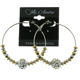 Mi Amore Hoop-Earrings Silver-Tone/Gold-Tone