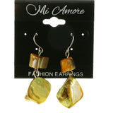 Mi Amore Dangle-Earrings Silver-Tone/Green