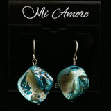 Mi Amore Dangle-Earrings Silver-Tone/Blue