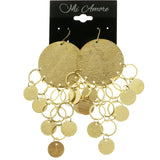 Mi Amore Dangle-Earrings Gold-Tone