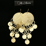 Mi Amore Dangle-Earrings Gold-Tone