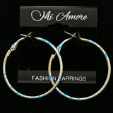 Mi Amore Hoop-Earrings Silver-Tone