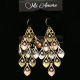 Mi Amore Antique Style Chandelier-Earrings Gold-Tone/Copper-Tone