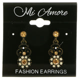 Mi Amore Dangle-Earrings Bronze-Tone