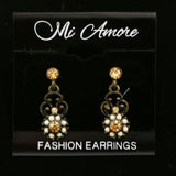 Mi Amore Dangle-Earrings Bronze-Tone