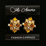 Mi Amore Post-Earrings Gold-Tone/Yellow