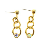 Mi Amore Dangle-Earrings Gold-Tone