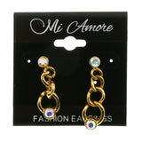 Mi Amore Dangle-Earrings Gold-Tone