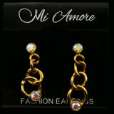 Mi Amore Dangle-Earrings Gold-Tone