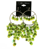 Mi Amore Dangle-Earrings Silver-Tone/Green