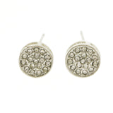 Mi Amore Post-Earrings Silver-Tone