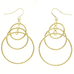 Mi Amore Drop-Dangle-Earrings Gold-Tone