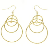 Mi Amore Drop-Dangle-Earrings Gold-Tone