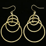 Mi Amore Drop-Dangle-Earrings Gold-Tone