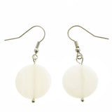 Mi Amore Dangle-Earrings White/Silver-Tone