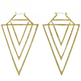 Mi Amore Dangle-Earrings Gold-Tone