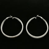 Mi Amore Hoop-Earrings Silver-Tone