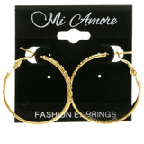 Mi Amore Hoop-Earrings Gold-Tone