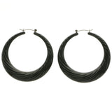 Mi Amore Dangle-Earrings Black/Dark-Silver