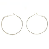 Mi Amore Hoop-Earrings Silver-Tone