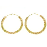 Mi Amore Hoop-Earrings Gold-Tone