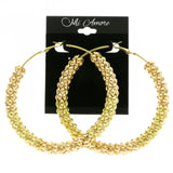 Mi Amore Hoop-Earrings Gold-Tone