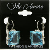 Mi Amore Dangle-Earrings Blue/Silver-Tone