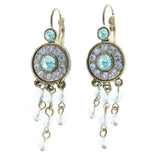 Mi Amore Drop-Dangle-Earrings Blue/Silver-Tone