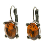 Mi Amore Dangle-Earrings Orange/Dark-Silver