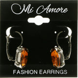 Mi Amore Dangle-Earrings Orange/Dark-Silver