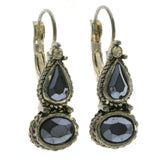 Mi Amore Dangle-Earrings Blue/Silver-Tone