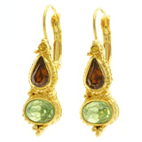 Mi Amore Dangle-Earrings Gold-Tone/Green