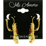 Mi Amore Dangle-Earrings Gold-Tone/Green