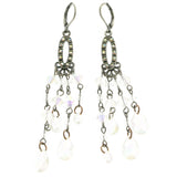 Mi Amore Drop-Dangle-Earrings Silver-Tone