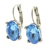 Mi Amore Dangle-Earrings Blue/Silver-Tone