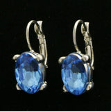 Mi Amore Dangle-Earrings Blue/Silver-Tone