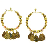 Mi Amore Drop-Dangle-Earrings Gold-Tone/Brown