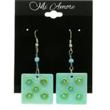 Mi Amore Drop-Dangle-Earrings Blue/Silver-Tone